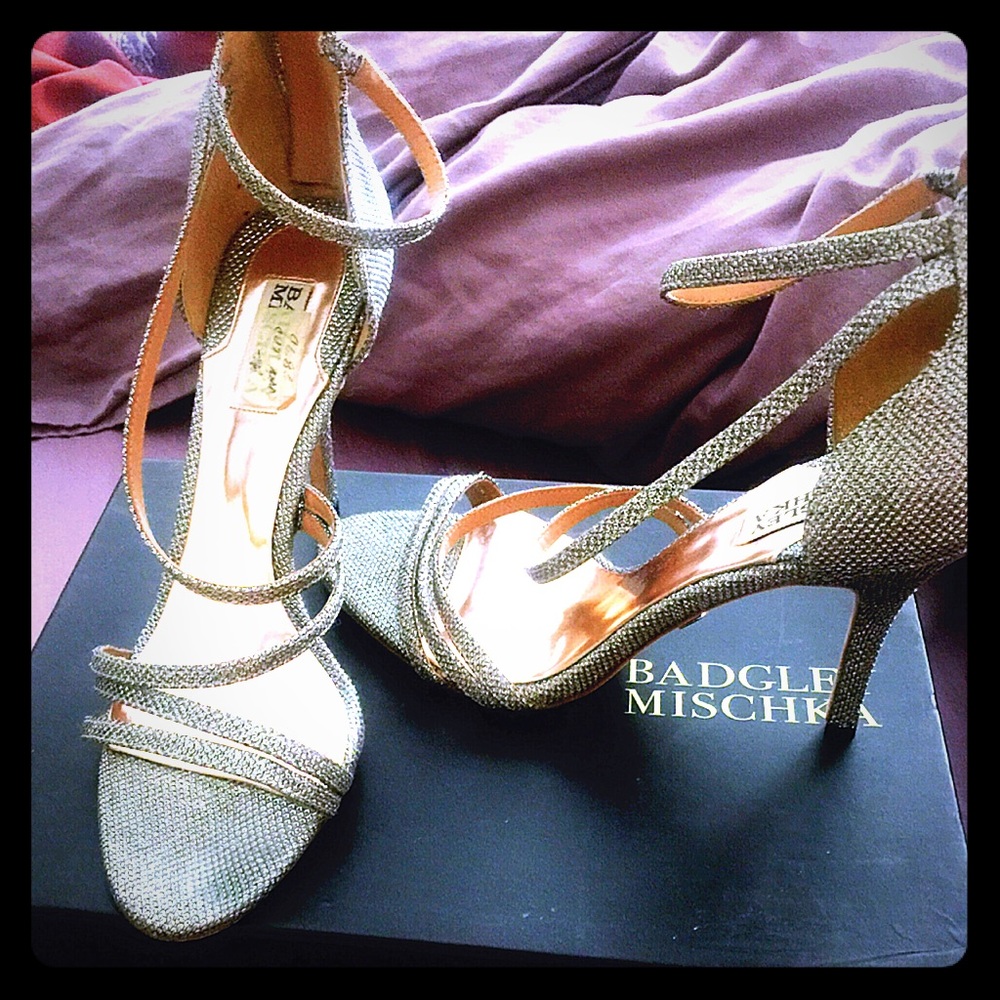 Silver heels